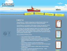 Tablet Screenshot of concordmarine.com